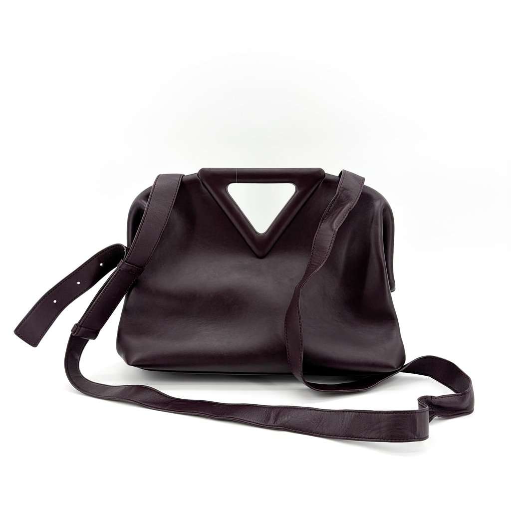 Bottega Veneta Medium Point Bag Burgundy Burgundy Leather Very good - Inside View