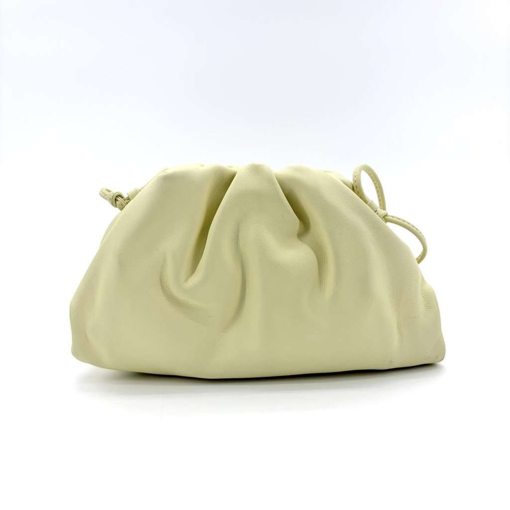 Bottega Veneta Mini Pouch Cream MultiColor Leather Good - Inside View