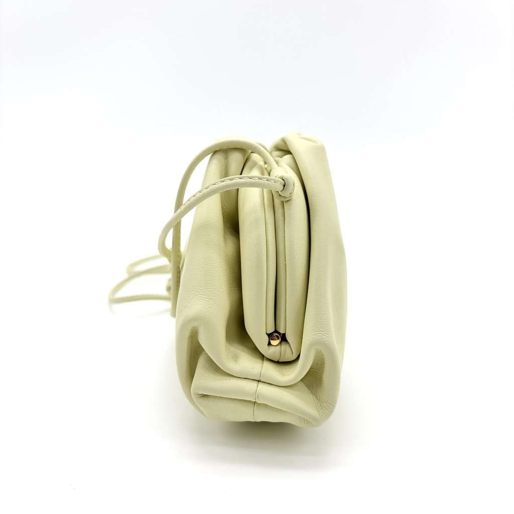 Bottega Veneta Mini Pouch Cream MultiColor Leather Good - Model View