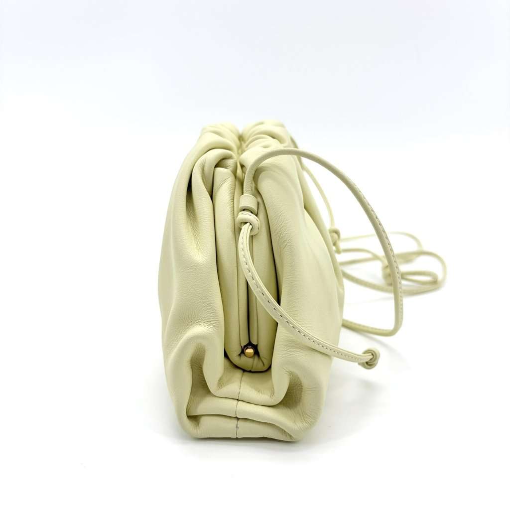Bottega Veneta Mini Pouch Cream MultiColor Leather Good - Box View