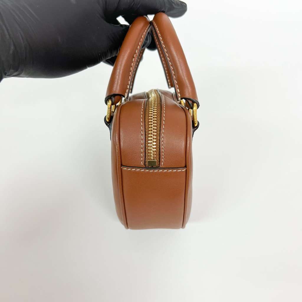 Celine Mini Heart Handle Bag Smooth Calfskin Tan Brown Leather Good - Box View