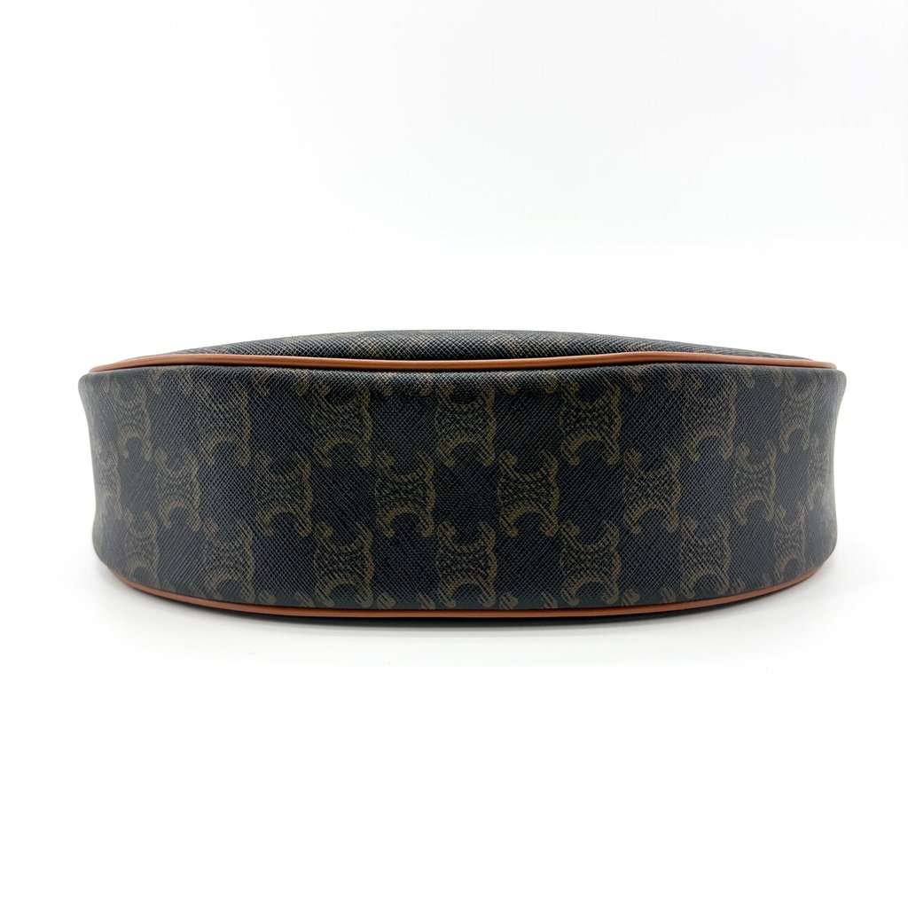 Celine Trionf Canvas Ava Back Tan Black Canvas Very good - Box View