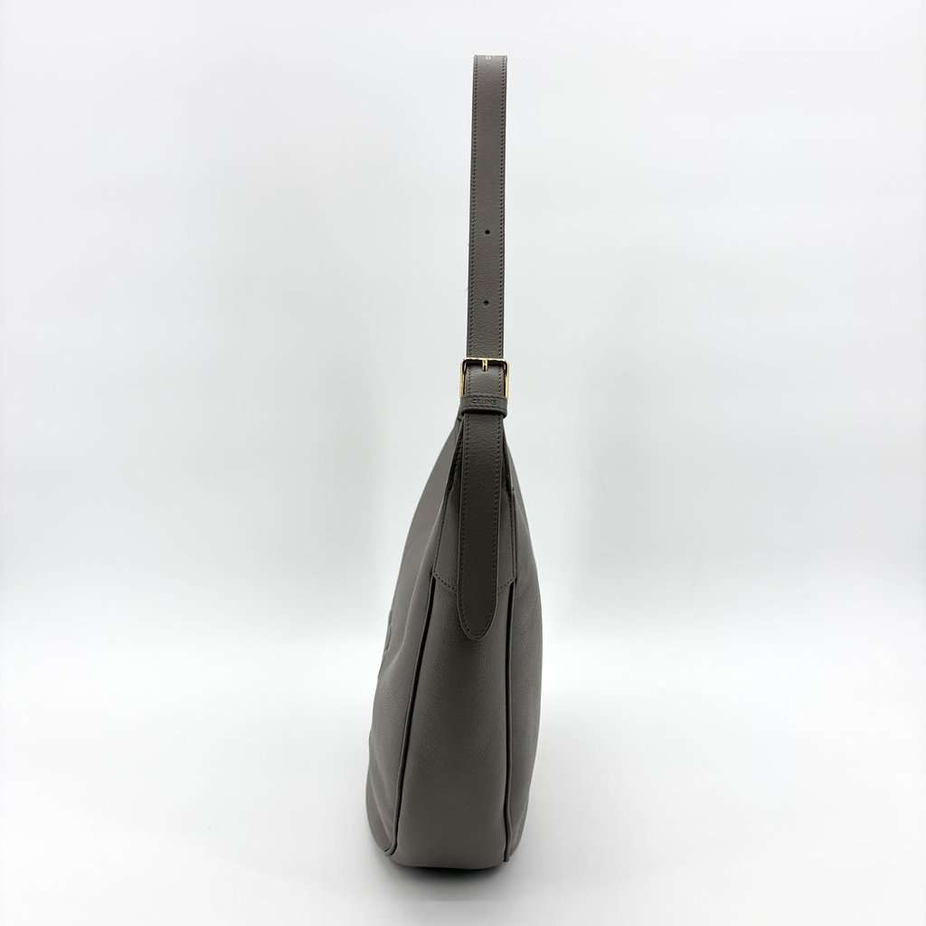 Celine Eloiseback Grained Calfskin Anthracite MultiColor Leather Good - Inside View