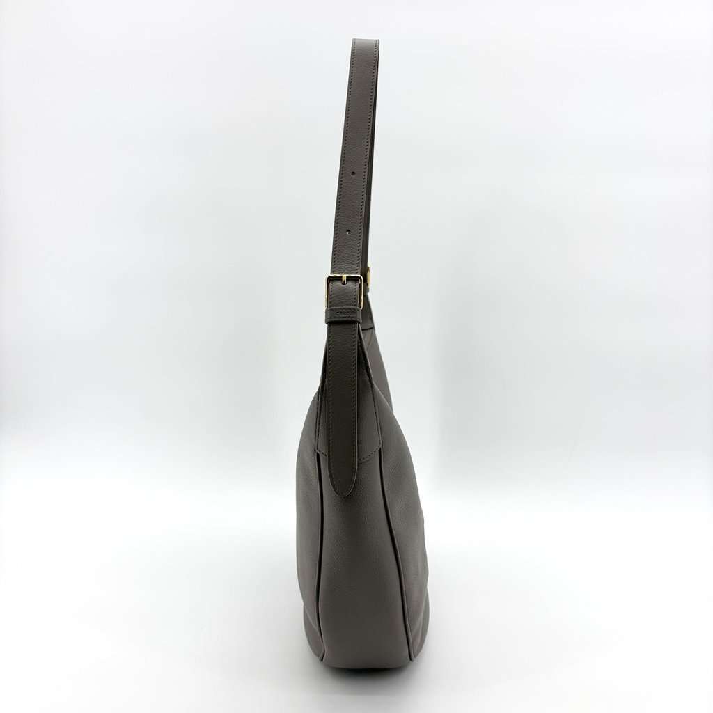 Celine Eloiseback Grained Calfskin Anthracite MultiColor Leather Good - Model View