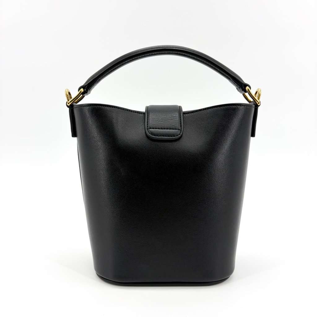 Celine Small Bucket Trionf Shiny Calfskin Black Black Leather Very good - Inside View
