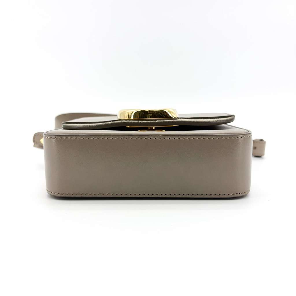 Chloé C Mini Bag Moti Grey Gold Leather Good - Box View