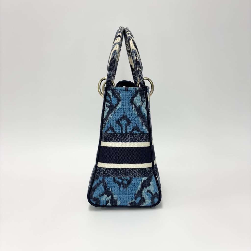 Dior Lady Delight Medium Navy Leather Very good - Box View