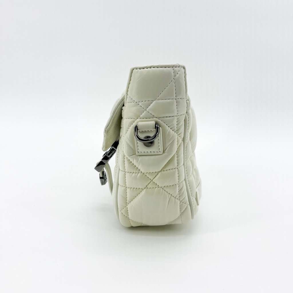 Dior Small Dior Camp Bag White Macro Cannage MultiColor Leather Good - Box View
