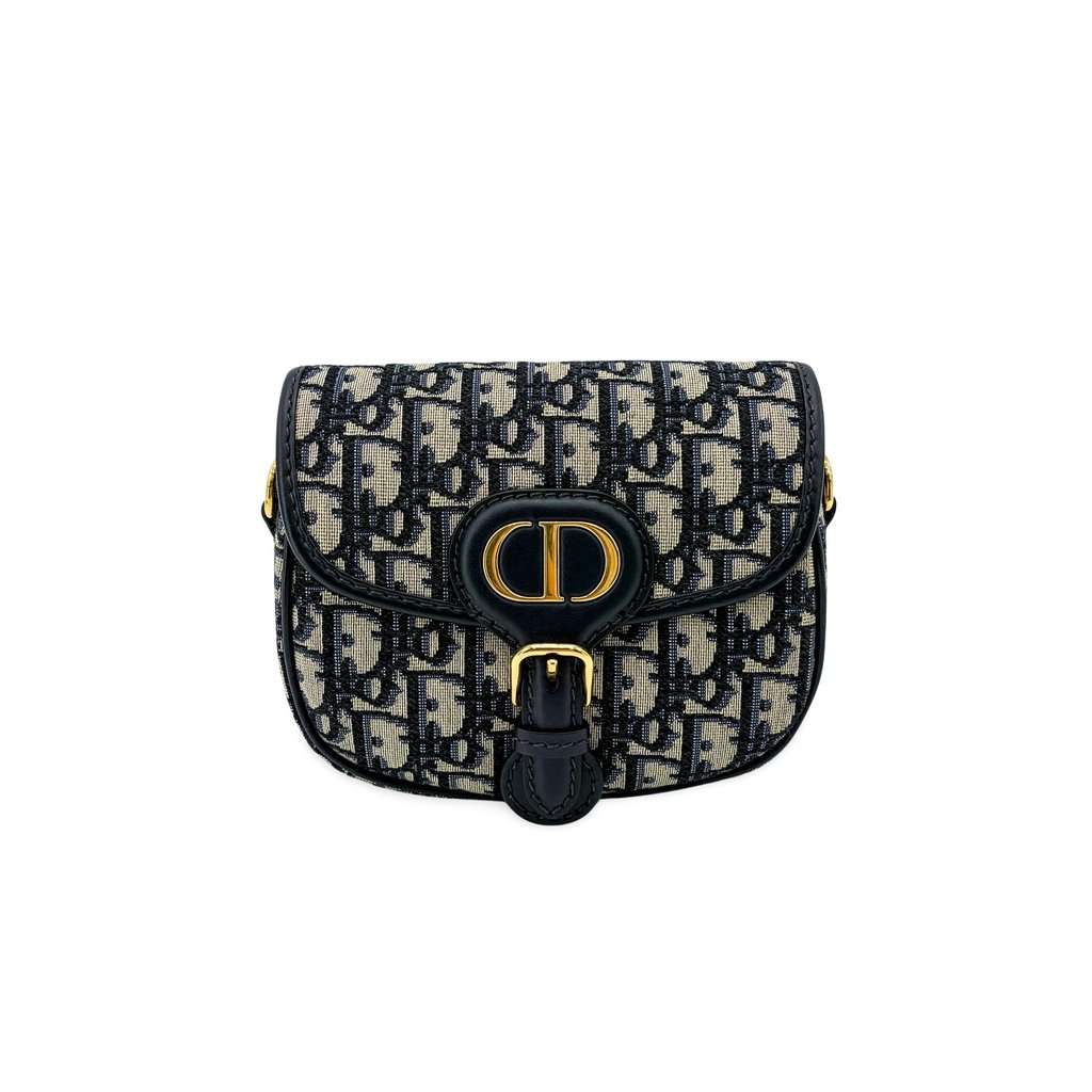 Dior Micro Barbie Bag Blue Oblique MultiColor Jacquard Very good - Front View