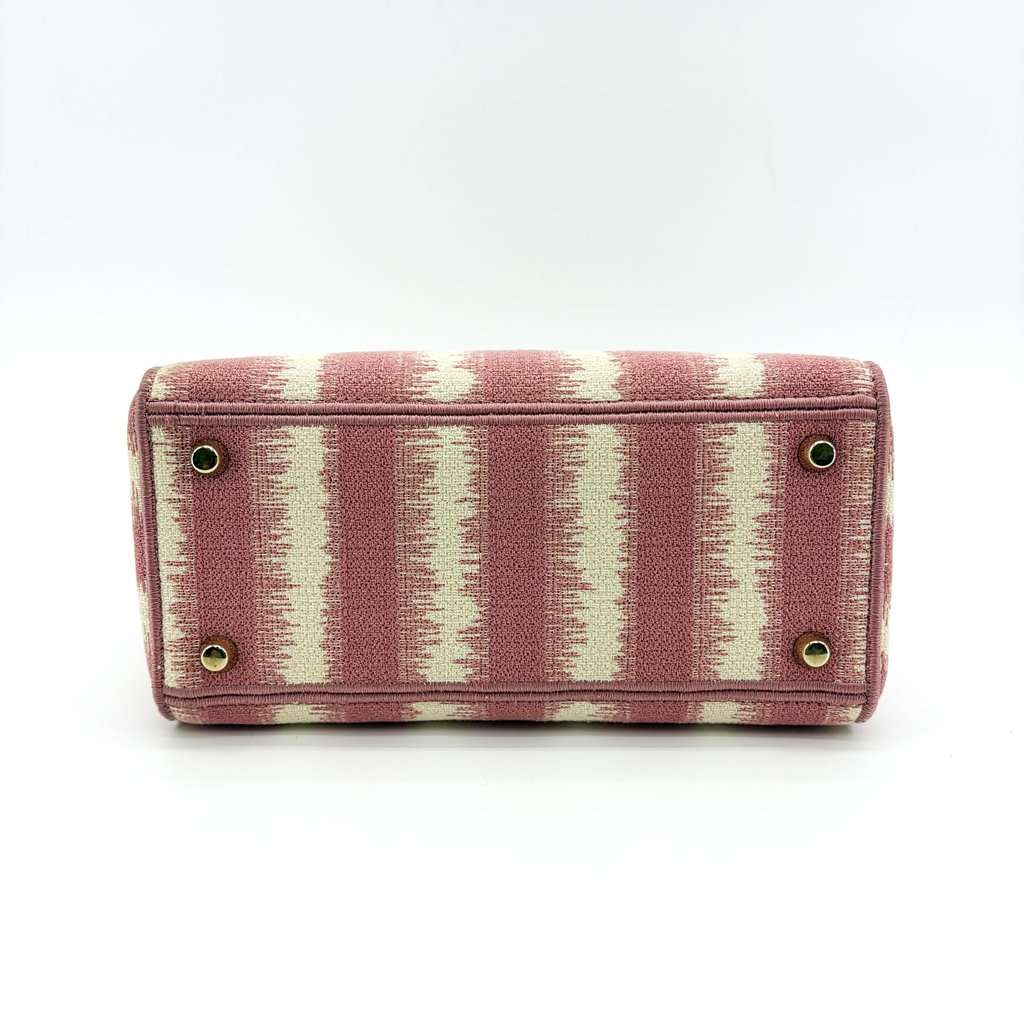 Dior Medium Lady Delight Pink Icart Canvas MultiColor Canvas Very good - Box View