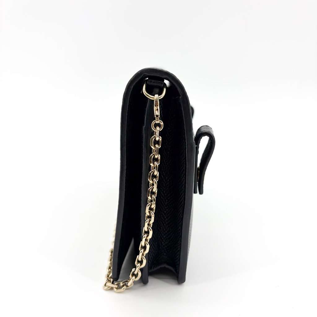 Dior 30 Montaigne 2-in-1 Pouch Black Grain Calfskin Black Leather Very good - Inside View
