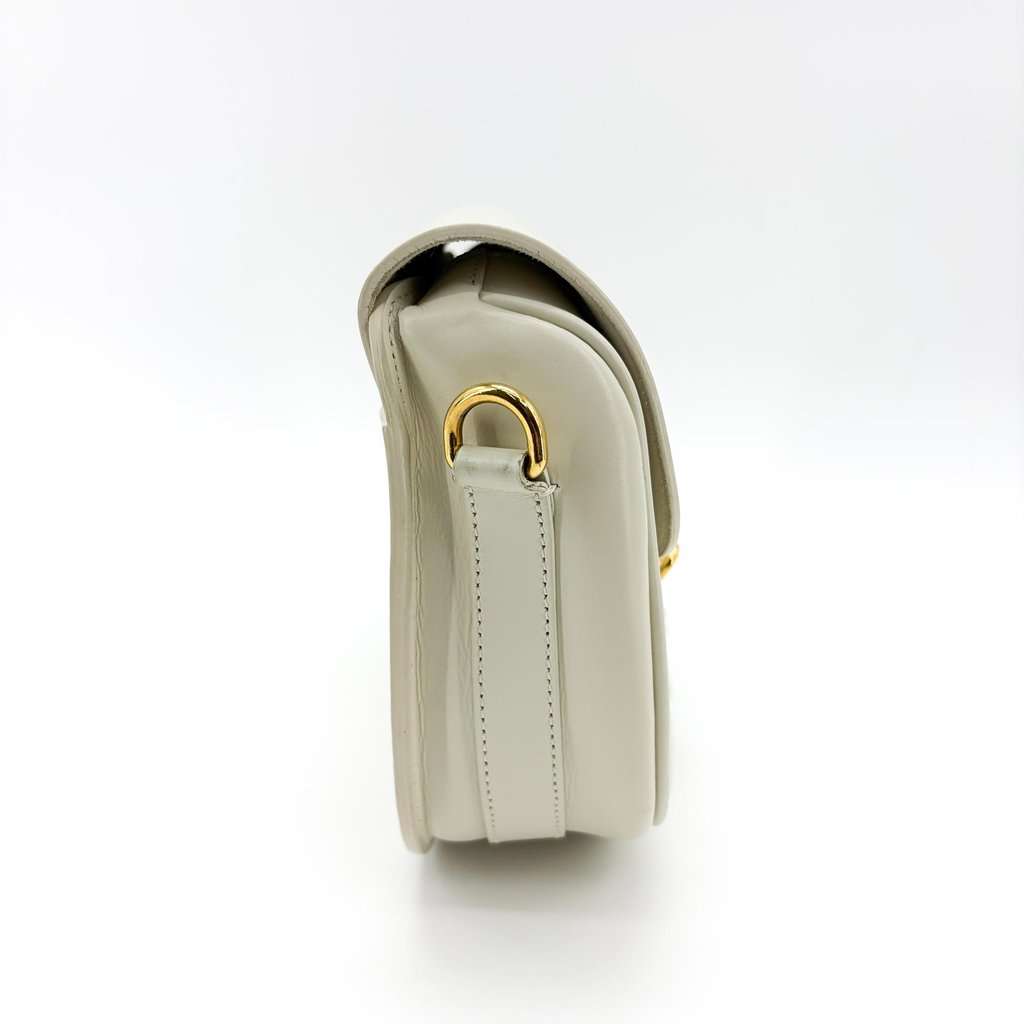 Dior Medium Bobby Bag Latte Box Calfskin Gold Hardware White Leather Very good - Box View