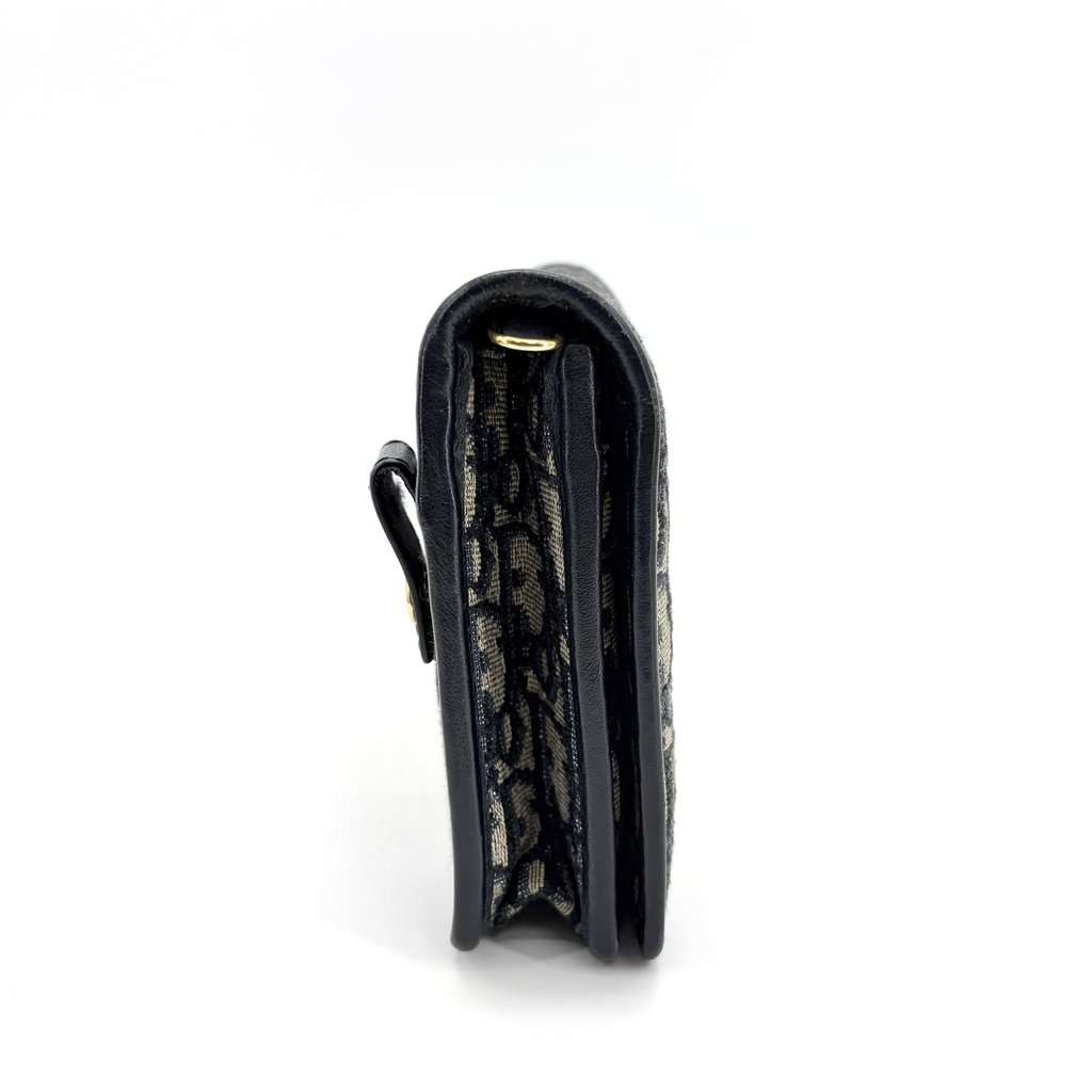 Dior 30 Montaigne Two-in-One Pouch Blue Dior Oblique Jacquard Beige Jacquard Very good - Box View