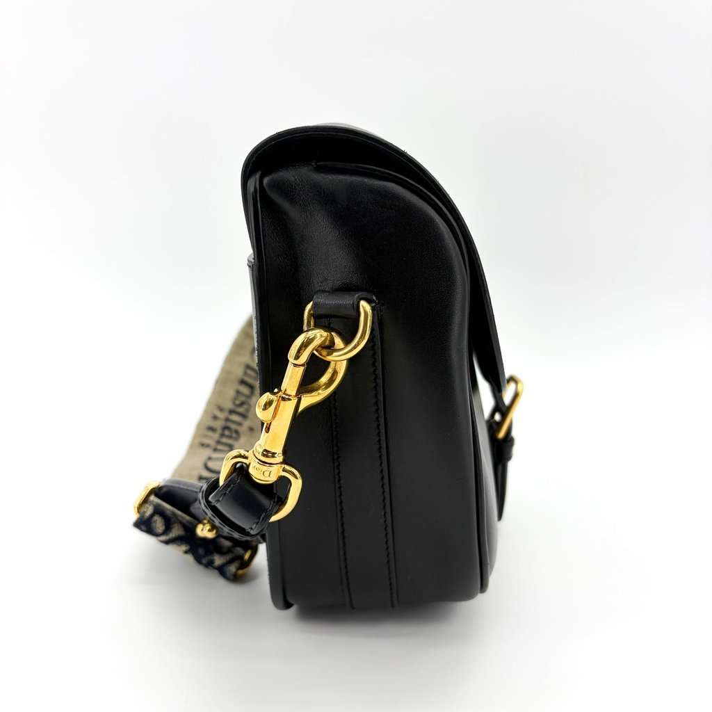 Dior Bobby Medium Bag Black Box Calfskin Black Leather Good - Box View