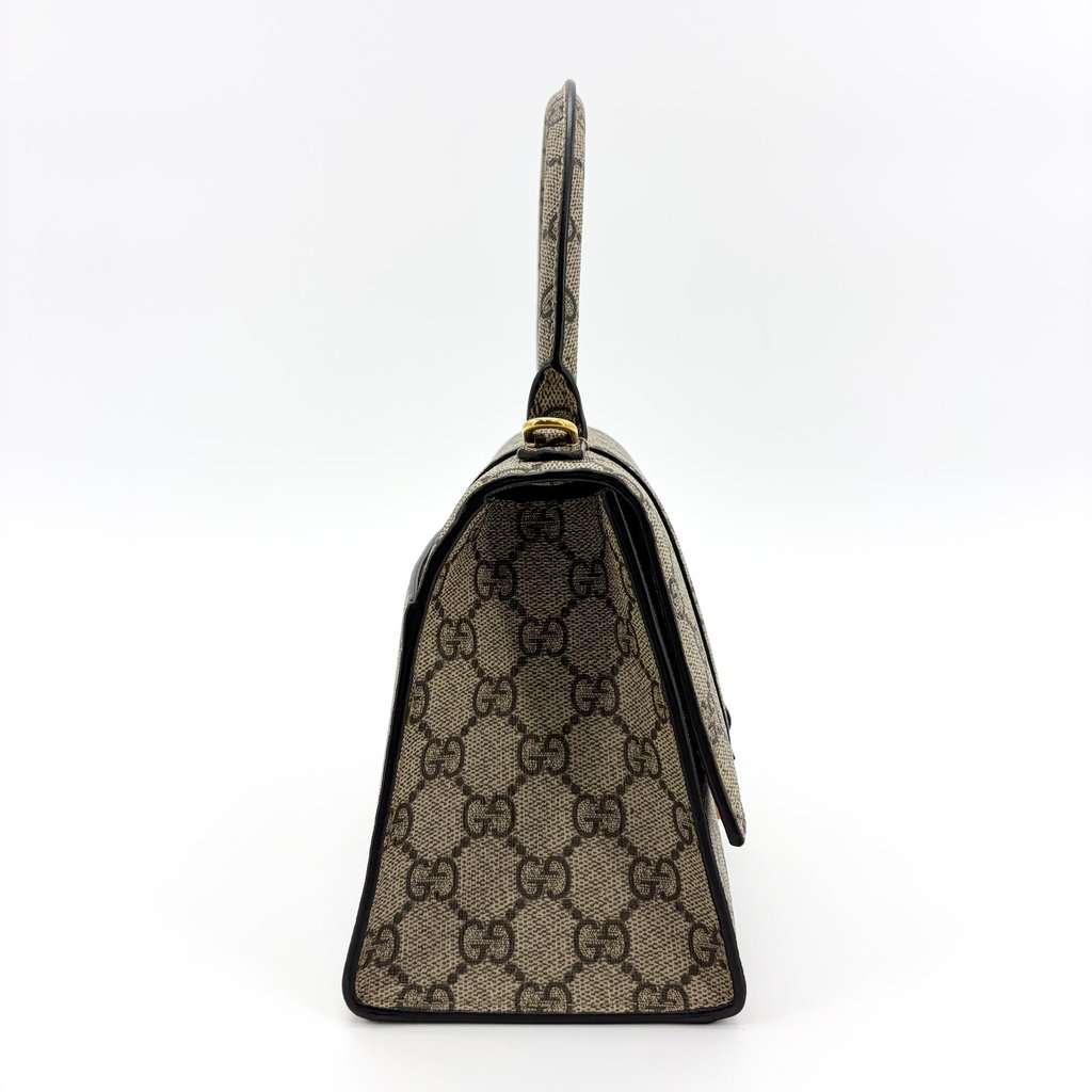 Gucci Balenciaga x Gucci The Hacker Project Hourglass Small Handbag Beige Ebony Beige Canvas Very good - Box View