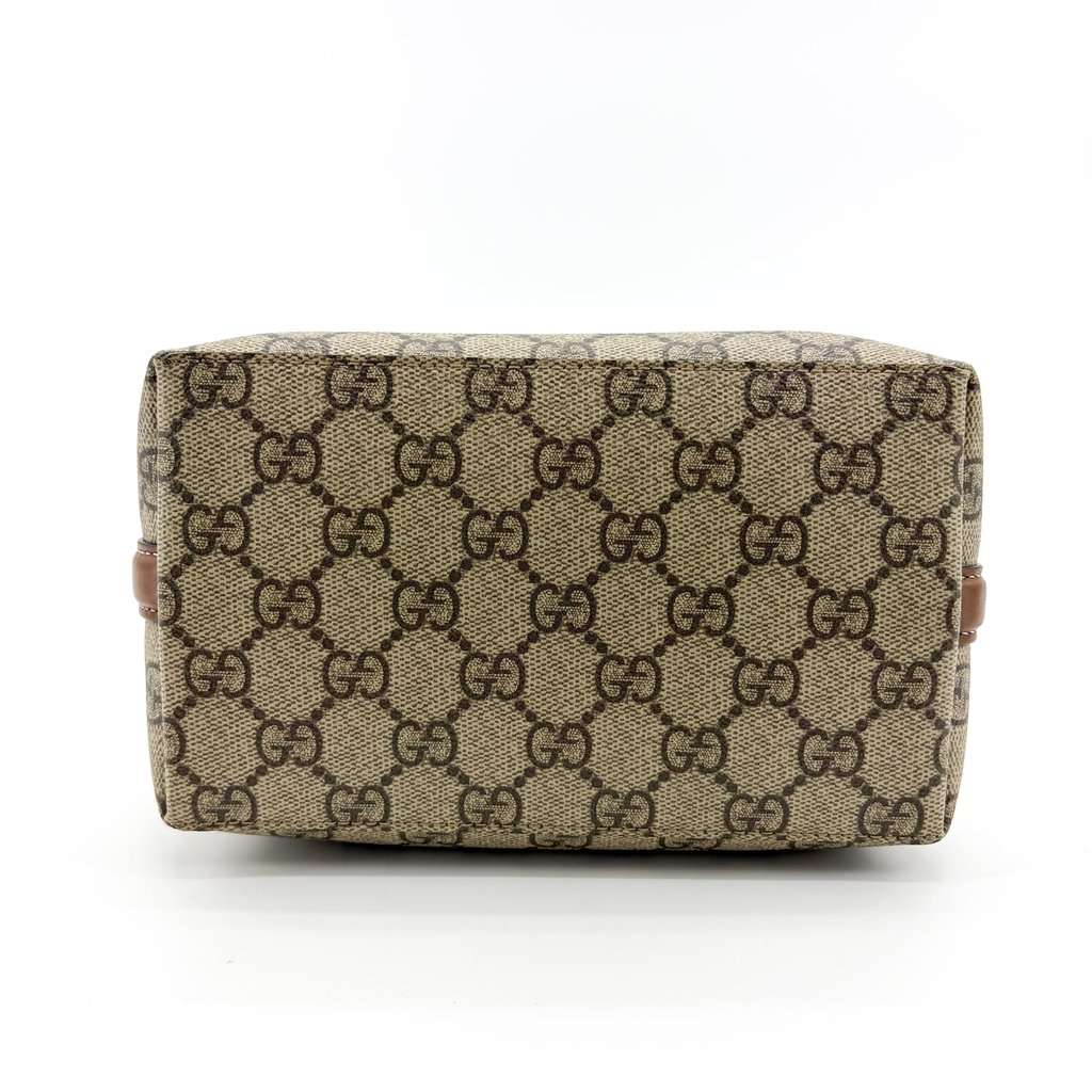 Gucci Ophidia GG Small Bucket Bag Brown Beige Canvas Good - Box View