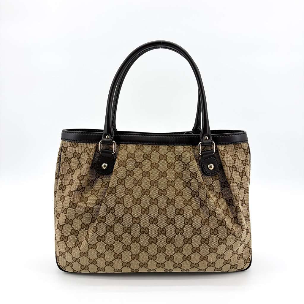Gucci Suki Medium GG Canvas Tote Bag Brown Beige Canvas Very good - Inside View