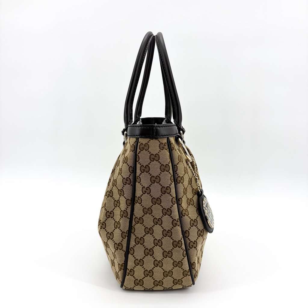 Gucci Suki Medium GG Canvas Tote Bag Brown Beige Canvas Very good - Box View