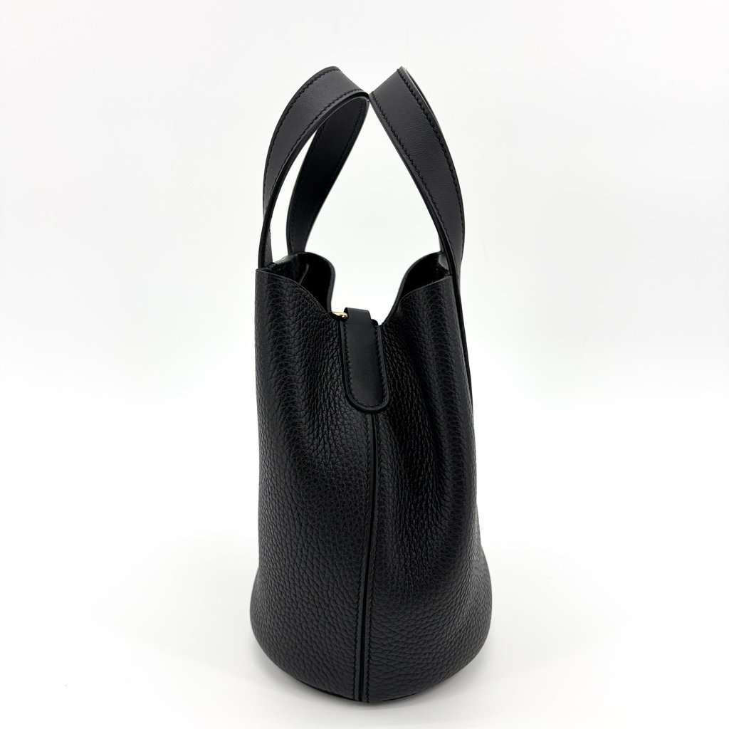 Hermès In the Loop 18 Black Black Leather Very good - Box View