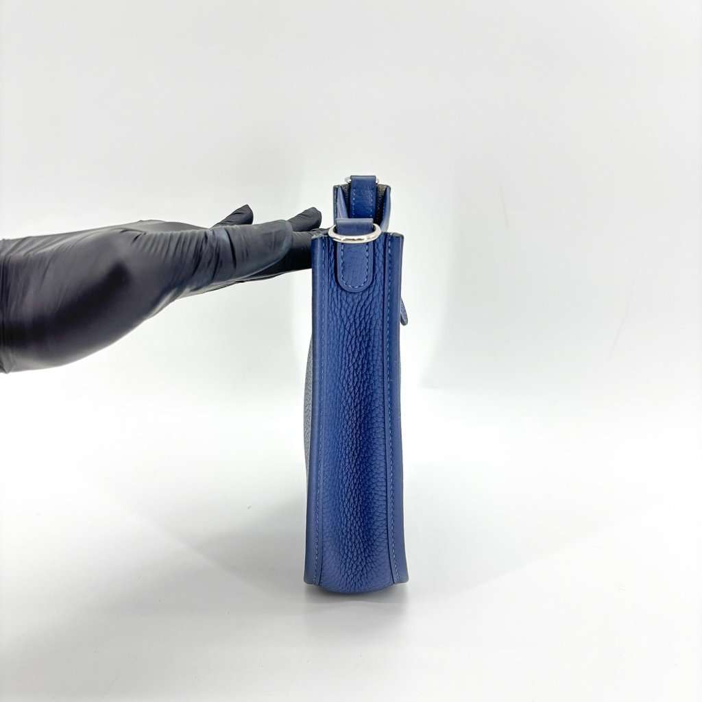 Hermès Evelyne 16 TPM Clemence Blue Blue Leather Very good - Box View