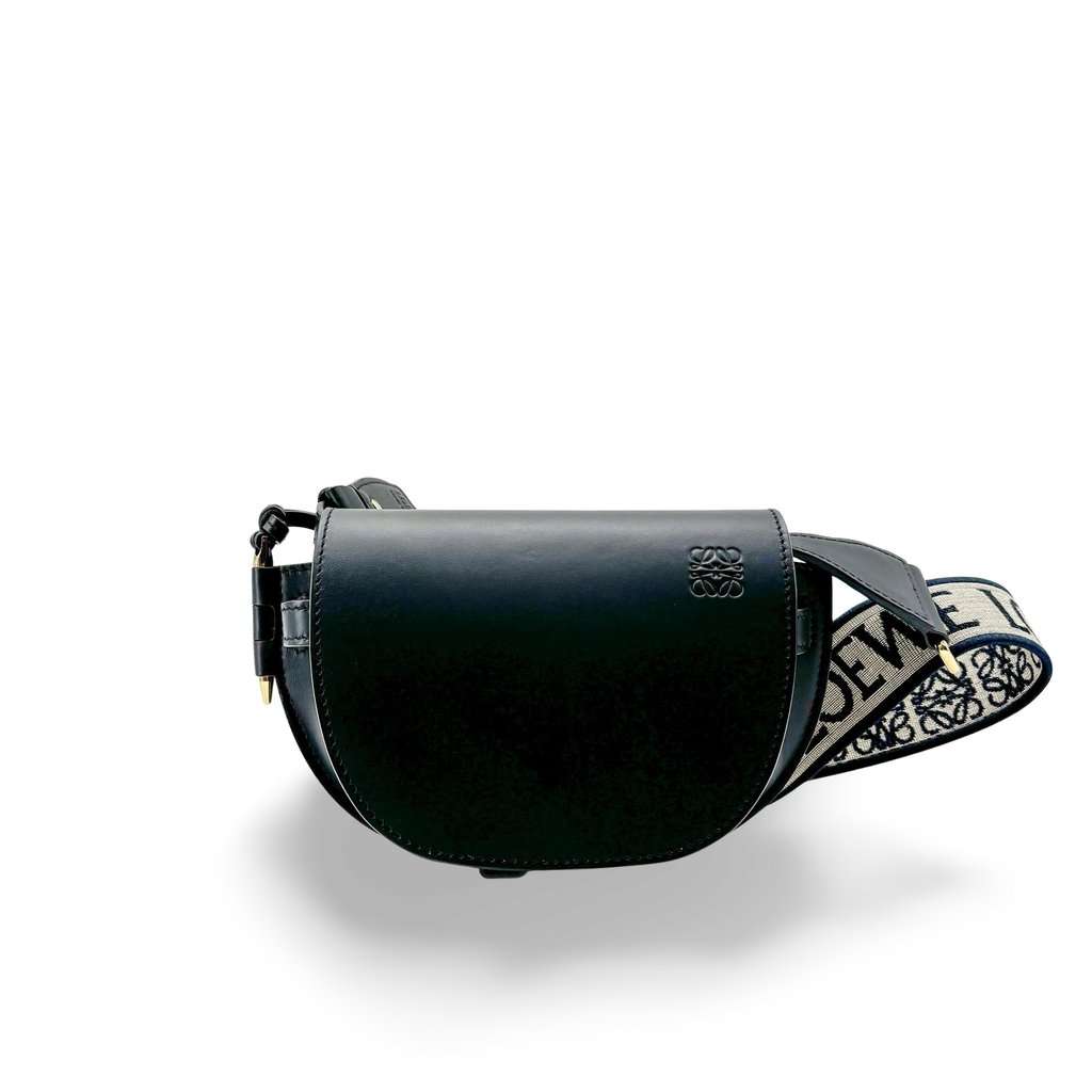 Loewe Gate Dual Mini Bag Black Beige Leather Very good - Front View