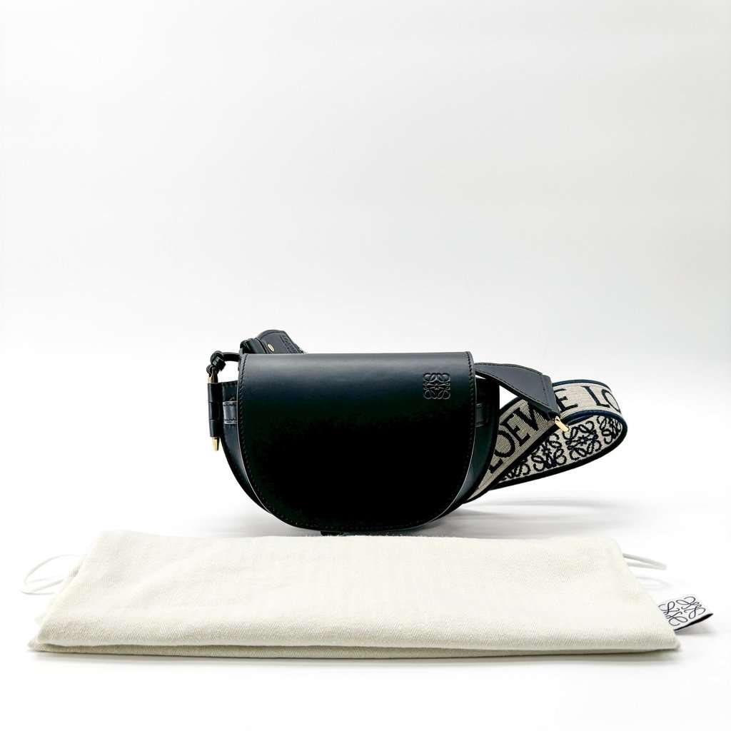 Loewe Gate Dual Mini Bag Black Beige Leather Very good - Back View