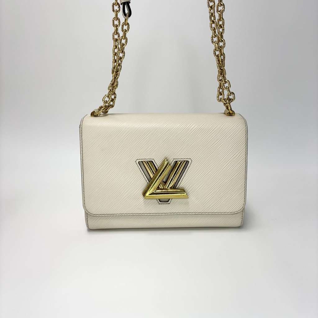 Louis Vuitton Epi Twist MM Chain Bag Quartz Beige Leather Good - Inside View