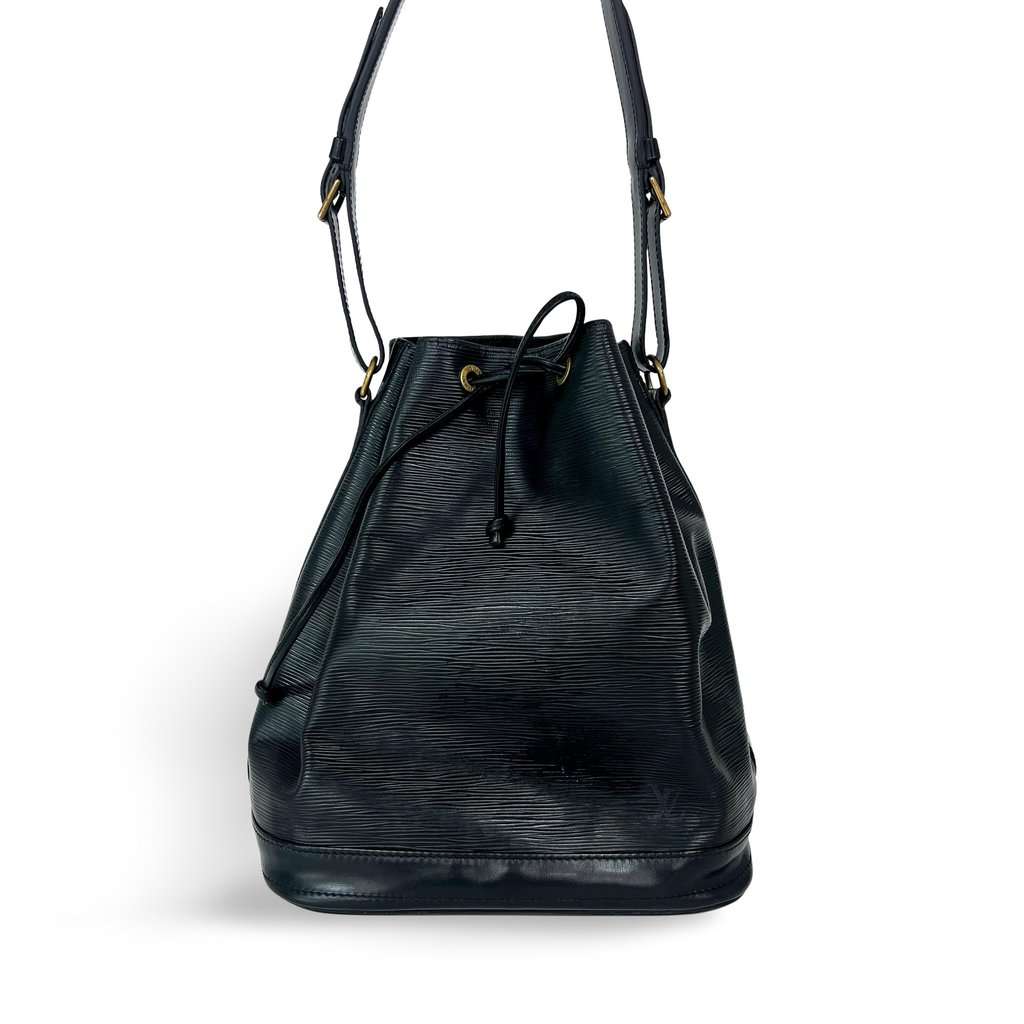 Louis Vuitton Epi Noé Black Black Leather Good - Front View