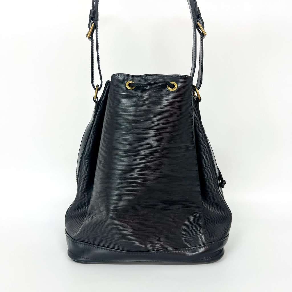 Louis Vuitton Epi Noé Black Black Leather Good - Back View