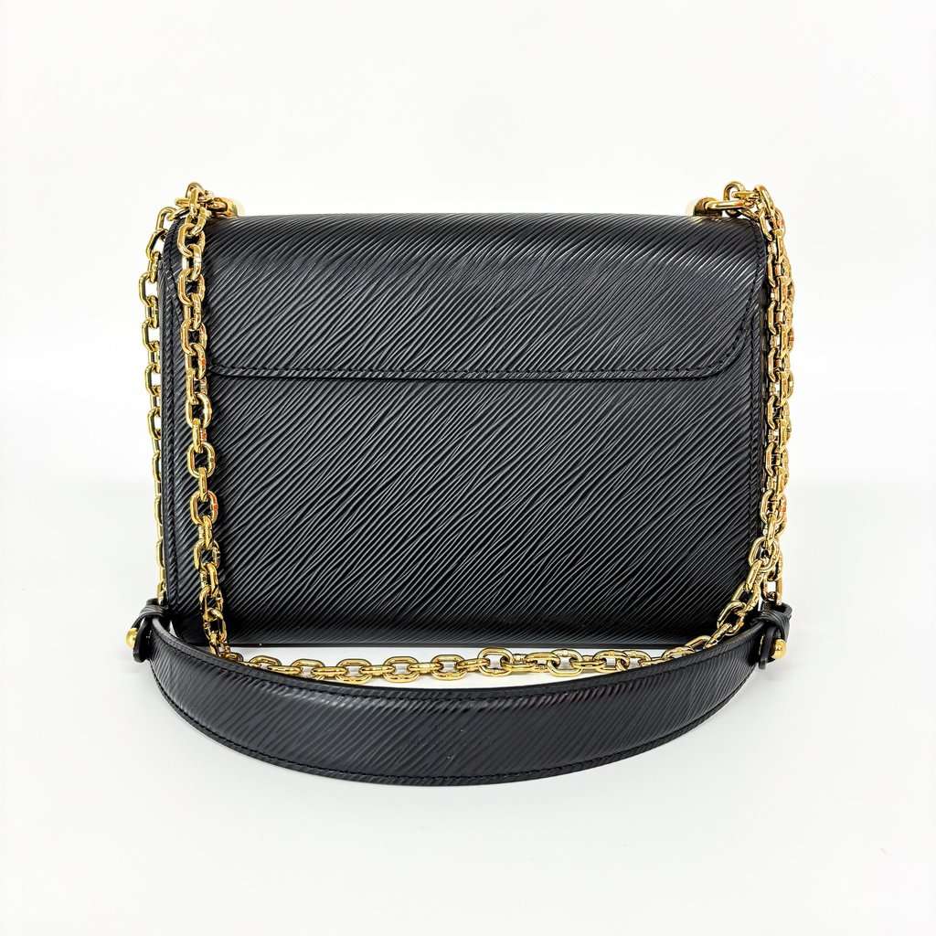 Louis Vuitton Twist MM Epi Black Gold Black Leather Good - Inside View