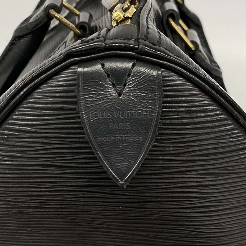 Louis Vuitton Effie Speedy 25 Handbag Noir Black Leather Good - Box View