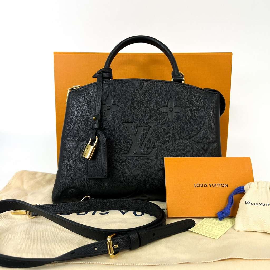 Louis Vuitton Petite Palais Monogram Empreinte Noire Black Leather Very good - Back View
