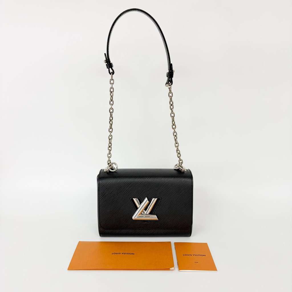 Louis Vuitton Epi Twist MM Black Silver Hardware MultiColor Leather Very good - Back View