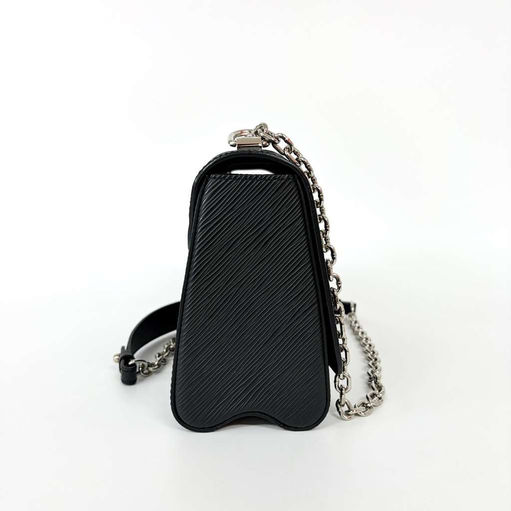 Louis Vuitton Twist MM Epi Black Silver MultiColor Leather Very good - Box View