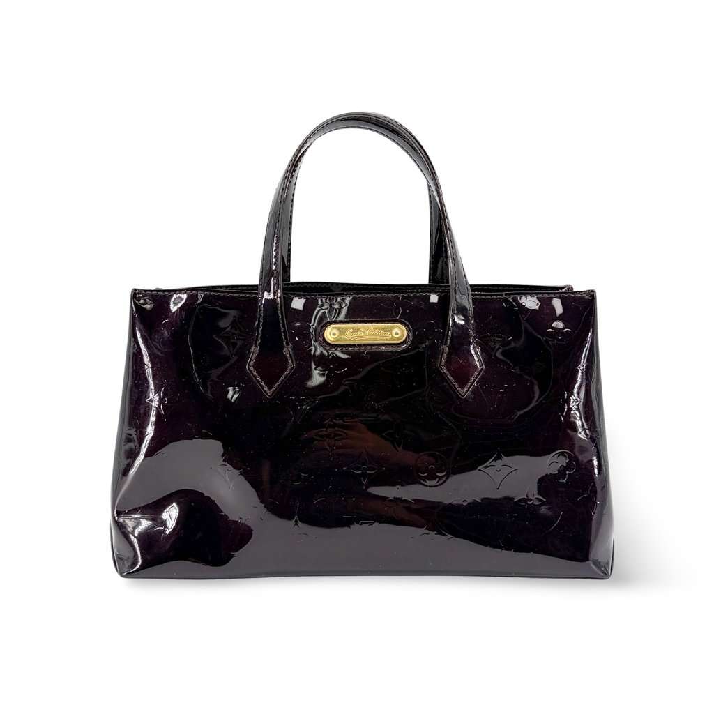 Louis Vuitton Monogram Vernis Wilshire PM Amarante MultiColor Leather Good - Front View