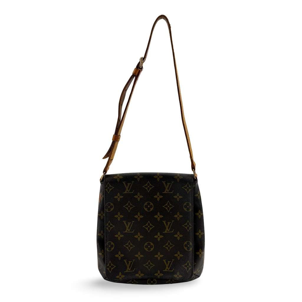 Louis Vuitton Monogram Musette Salsa Long Shoulder Bag Brown MultiColor Canvas Good - Front View