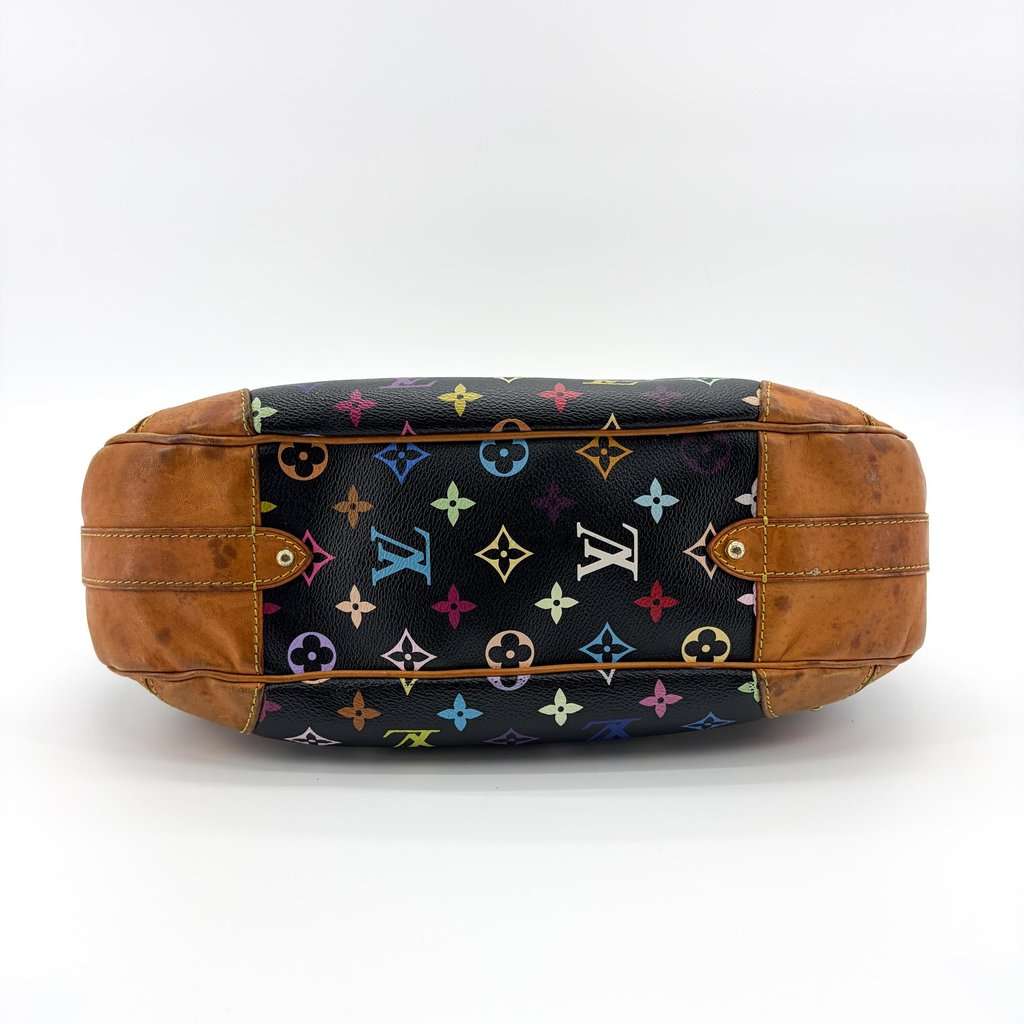 Louis Vuitton Monogram Multicolor Crispy MM Black MultiColor Canvas Fair - Box View