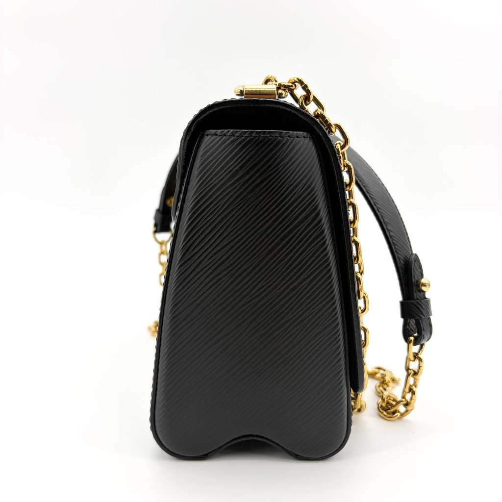 Louis Vuitton Twist MM Epi Noir Gold MultiColor Leather Very good - Box View