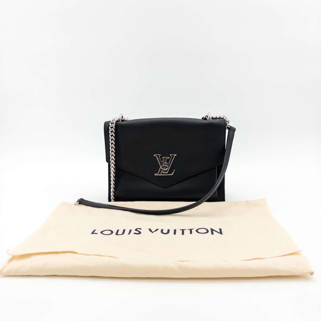 Louis Vuitton My Lock Me Chain Bag Black MultiColor Leather Very good - Back View