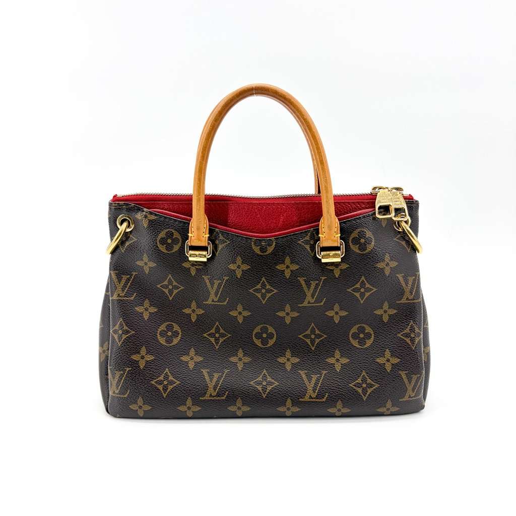 Louis Vuitton Pallas BB Monogram Ceris Brown Canvas Good - Back View