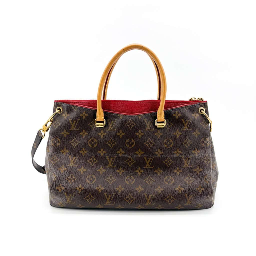 Louis Vuitton Monogram Palace MM Series Brown Canvas Fair - Back View