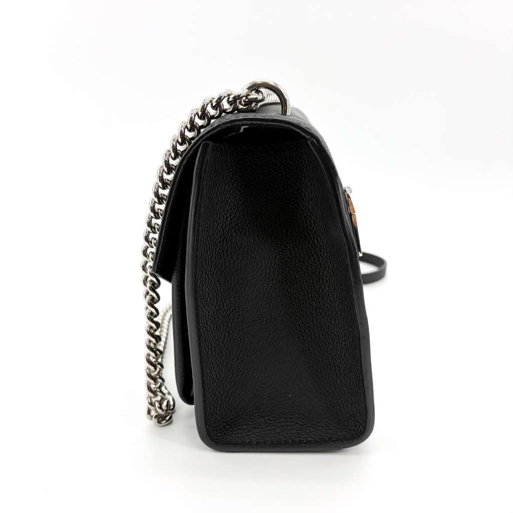Louis Vuitton Lockme II BB Shoulder Bag Black Silver Black Leather Very good - Model View