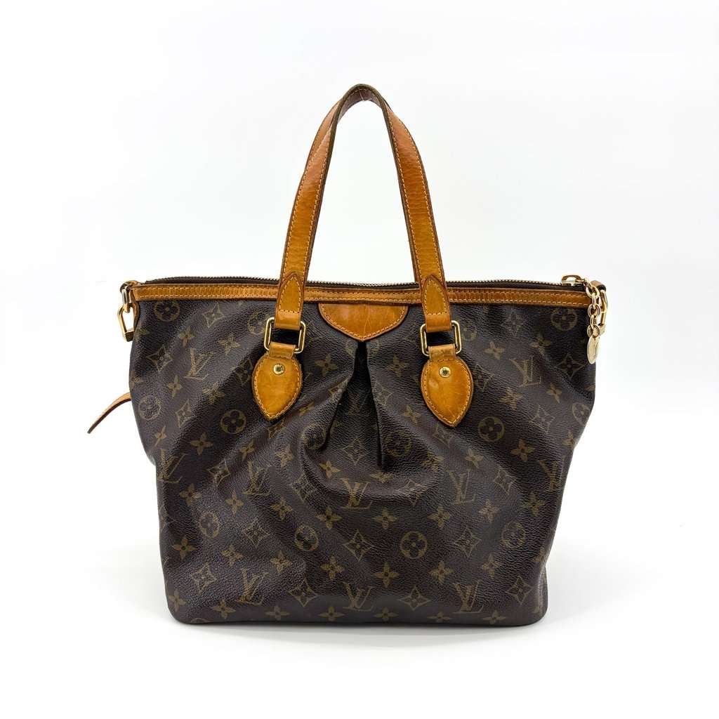 Louis Vuitton Monogram Retiro PM Brown Beige Leather Fair - Back View