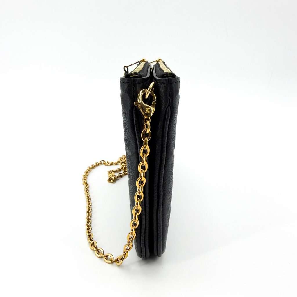 Louis Vuitton Easy Pouch on Strap Monogram Empreinte Noir Black Leather Very good - Inside View