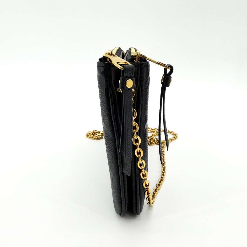 Louis Vuitton Easy Pouch on Strap Monogram Empreinte Noir Black Leather Very good - Model View