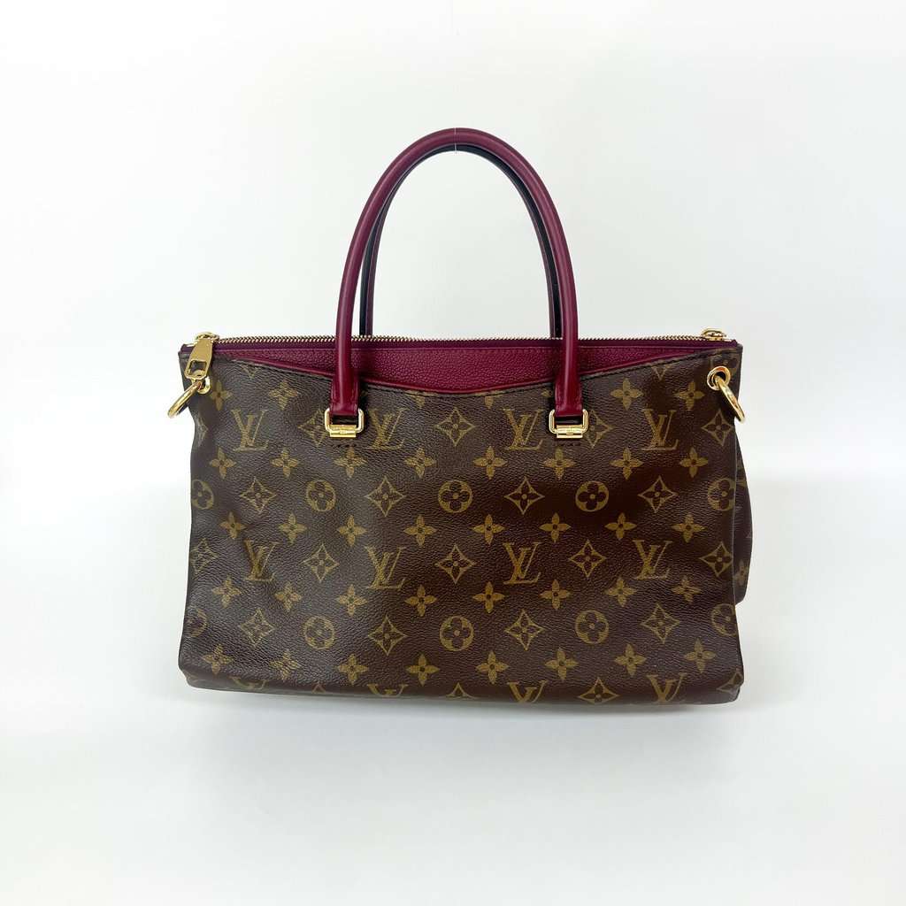 Louis Vuitton Monogram Palace MM Aurore Brown Canvas Good - Inside View