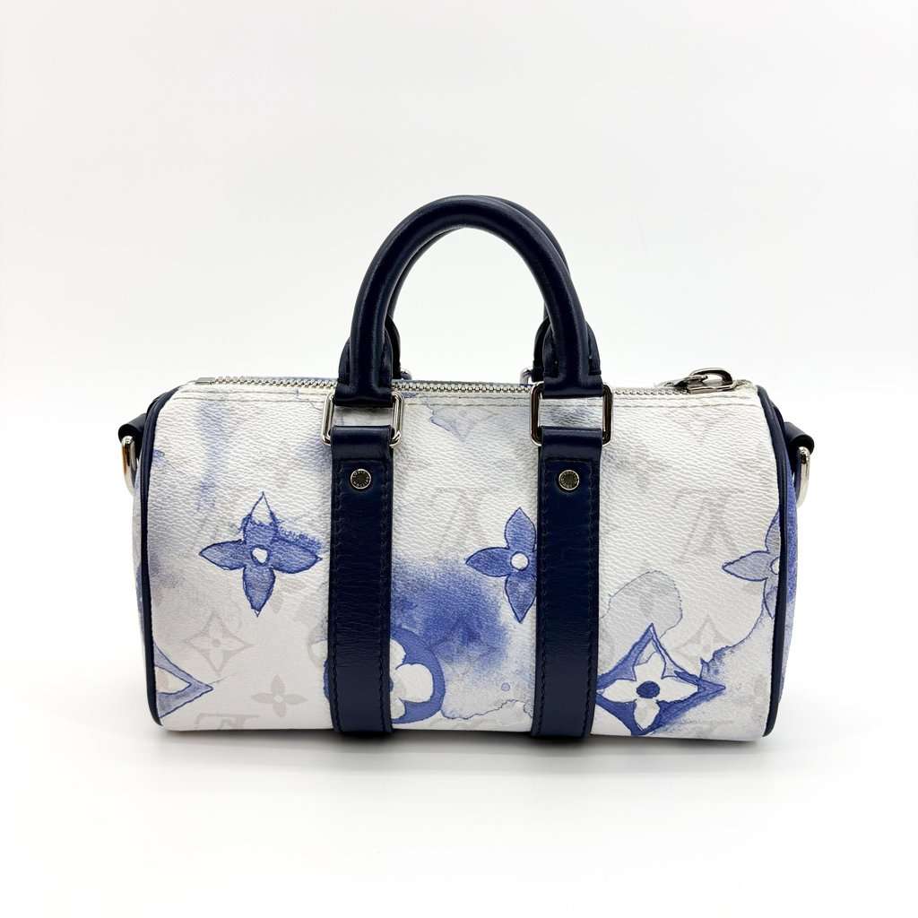 Louis Vuitton Keepall XS Monogram Watercolor Blue Blue Canvas Very good - Inside View
