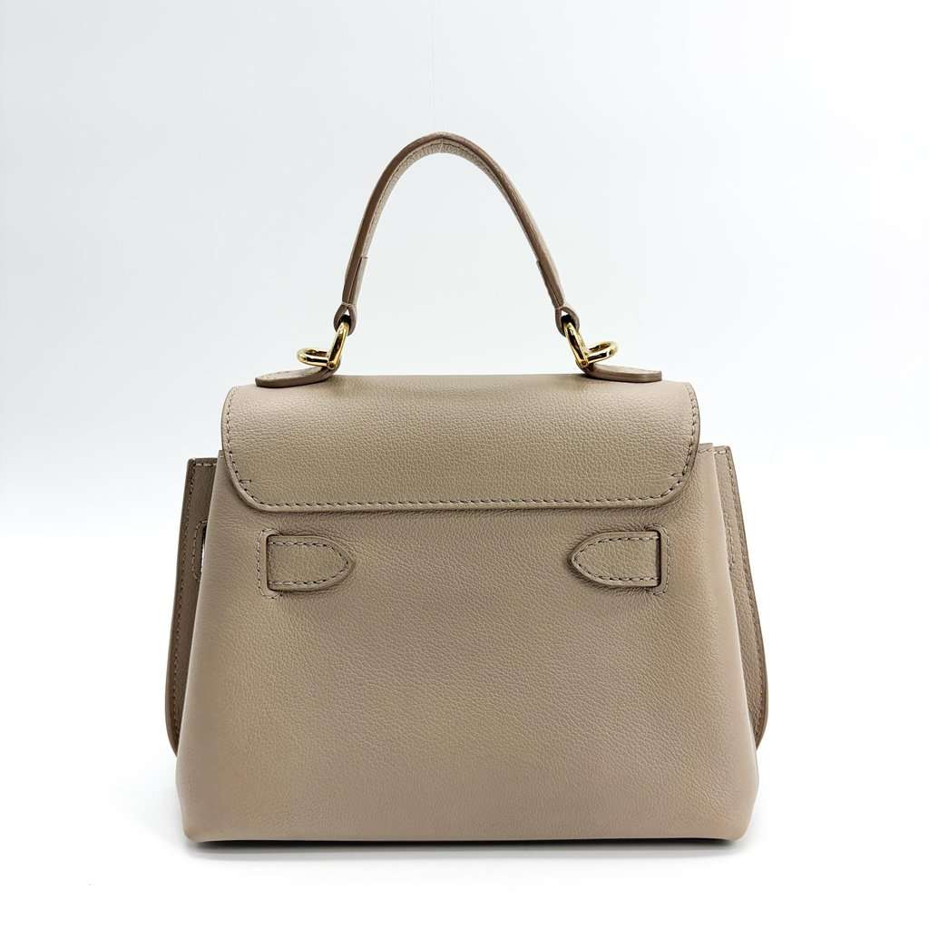 Louis Vuitton Lockme Ever BB Galle Gold Beige Leather Good - Inside View