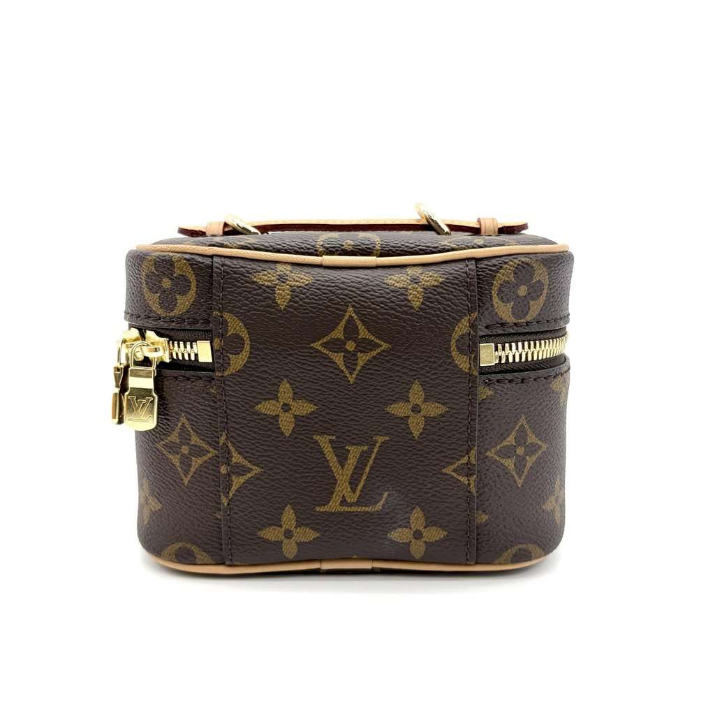 Louis Vuitton Nice Nano Monogram Beige Canvas Very good - Inside View