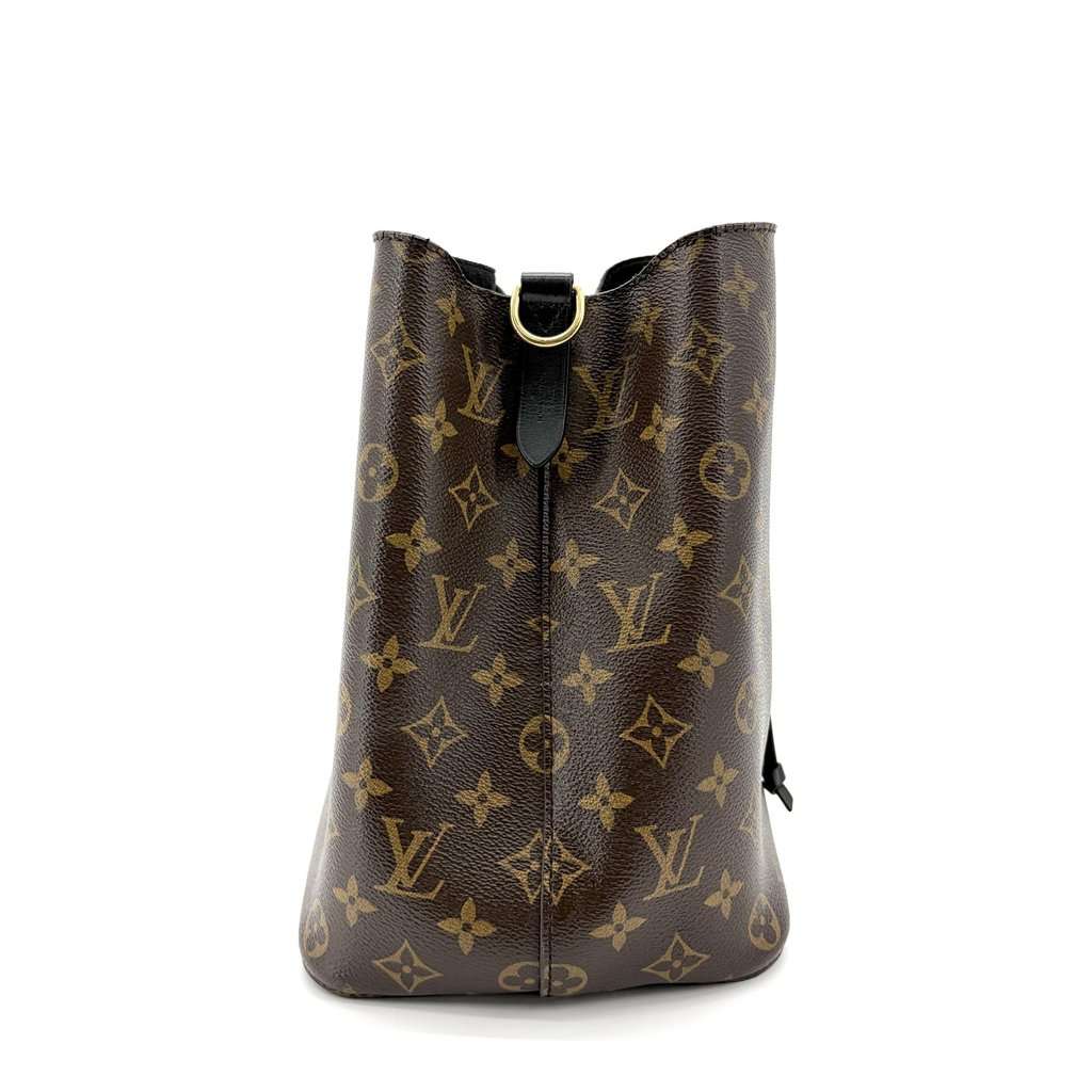 Louis Vuitton Neo Noe MM Monogram Black Black Canvas Good - Box View